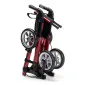 Rollator lättvikt, hopfällbar, bekväm sits, väska, max 130 kg, inom- och utomhusbruk, Vermeiren Quadri Light