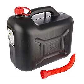 Bensindunk 20L, bränsledunk, plast, certifierat