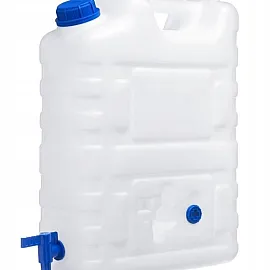 Vattendunk 20L med kran, för dricksvatten, plast