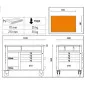 Tool Cart 10 Drawers Wooden Surface 1200 kg Capacity, BETA Tools