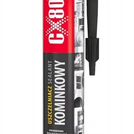 Fogmassa eldfast, 3st, för eldstäder, glas och metall värmebeständig upp till +1250°C, 300 ml x 3, CX80