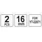 Knivar 2st till hydrauliskt handkap max 8 ton, passar bl.a. YT-22871 och HT3B548