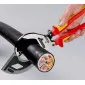 Wiresax, kabelsax spärrmekanism, treväxlad, för kapning av kablar och linor upp till 2 cm, KNIPEX
