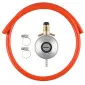 Gas Heater 4, 2kW with Swedish Gas Regulator, Hose, Infrared Gas Heater, Foldable.