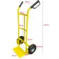Pirra max 250 kg, lastpirra, magasinkärra, transportkärra, stål