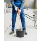 Hink 10st, blandartunna i plast, svart, för vatten till fix, fog, spackel etc