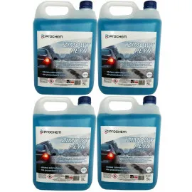Spolarvätska 4st 5L dunkar = 20L, frostskydd färdigtblandat -22°C