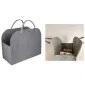 Felt bag, practical hand-sewn bag for warehouse shopping, etc. large, can be folded