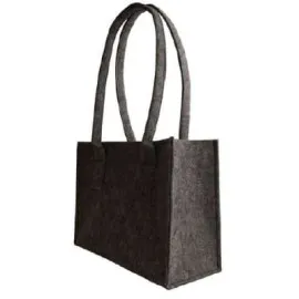 Felt bag, practical hand-sewn bag for warehouse shopping, etc. can be folded