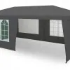 Paviljong 3 x 6m, 4 väggar med plastfönster (tält, trädgårdstält, partytält), olika färger