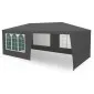 Paviljong 3 x 6m, 4 väggar med plastfönster (tält, trädgårdstält, partytält), olika färger