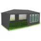 Paviljong 3 x 6m, 4 väggar med plastfönster (tält, trädgårdstält, partytält), olika färger