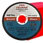 Kapskiva för metall 50st 125 x 1.2 x 22 T41 A, INOX, 80m/s (12200 RPM), Felman Blauflex