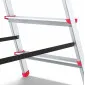 Pall 60 cm, hopfällbart mini stege, aluminium, max 125 kg, BAULICH