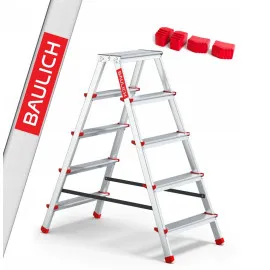 Pall 102 cm, hopfällbart mini stege, aluminium, max 125 kg, BAULICH