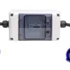 Portable Digital Electricity Meter for Camping, 230 V, CEE Inline Adapter