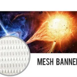 Reklambanner, mesh vepa med tyck på, från 3 kvm