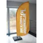 Flaggfot markplatta av gummi 17 kg 50 x 50 cm