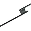 Ground Spike Type Flag Base, Black Lacquered Steel