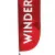 Beach Flags, winder banners with print 220 x 70 cm