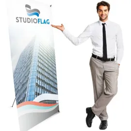 Display x Banner, reklambanner med tryck på 60 x 160 cm, eko-vänligt