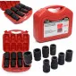 Deep Impact Socket set 8 pcs 3/4 , 22-41 mm, Crv-Mo, Proline