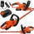 Häcksax 52 cm, batteri 20V 1500mAh, Kraft & Delle
