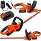 Hedge trimmer 52 cm, battery 20V 1500mAh, Kraft & Delle