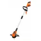 Grass trimmer, battery operated 18V, 2000mAh battery and charger, 26 cm, Kraft & Delle