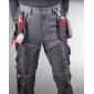 Jeans Trousers m, Black, with Reinforcements, CE, LAHTI