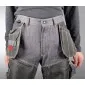 Jeans Trousers m, Black, with Reinforcements, CE, LAHTI