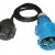 Adapter kabel 1.5m CEE till 230V, 3 x 2, 5 mm², camping