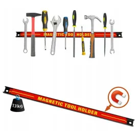 Magnetlist 6st, magnetikst verktygshållare, väggmonterad, max 13 kg per list, Verda