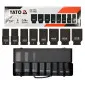 Deep Impact Socket set 8 pcs 3/4 , 22-41 mm, Crv-Mo, Proline