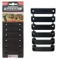 StealthMounts Bench Belt Plus universal holder 6 pack in black ABS