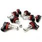 H8 H9 H11 LED 8x CREE XBD ultra white 6000K, 8000LM, passiv kylning, 2st