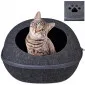 Igloo kattbädd eller hundbädd, filt 25 x 38 x 47 cm, MatMay