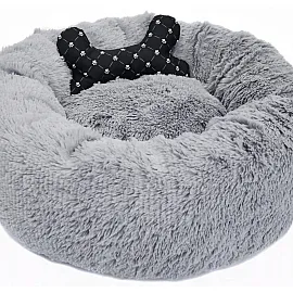 Superskön och mjuk kattbädd eller hundbädd, rund 60 cm, Rotex