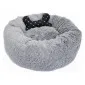 Fluffy and cosy cat bed or dog bed, round 60 cm, Rotex