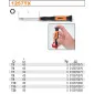 Micromejselsats 8st TORX T5-T20 med Etui, BETA Tools
