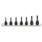 Cone Tapered Screw Extractor set 7 Pieces 1-10 mm 3/8 & 1/2 Square Drive BETA Tools