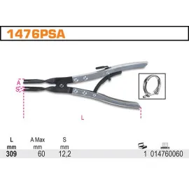 Stainless Steel Clamp Pliers for Exhaust Clamps PSA, BETA Tools