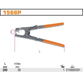 Circlip Pliers Straight 225 mm for Drive Shaft Joints, BETA Tools