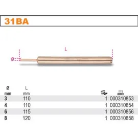 Sparkless Drive Pin 3-8 mm Stainless Steel, BETA