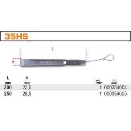 Flat Chisel 200-250 mm, Stainless Steel, BETA