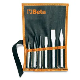 Hammer Chisel set 6 Pieces 2-4 mm 125-150 mm, BETA