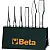 Hammer Chisel set with Metal Stand, 6 Pieces, 2-4 mm 125-150 mm, BETA