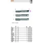 Tap set 21 Pieces M3-M12, HSS Steel Metal Case, BETA Tools