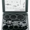 Hålsågsats 13 Delar HSS Bi-Metall 19-64 mm, Centrumborr Adapter Plastbox, BETA Tools