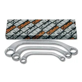 Curved Ring Spanner set for Starter Motors, 3 Pieces SAE, BETA